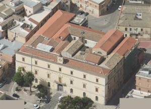 Il tribunale di Lucera visto dall'alto